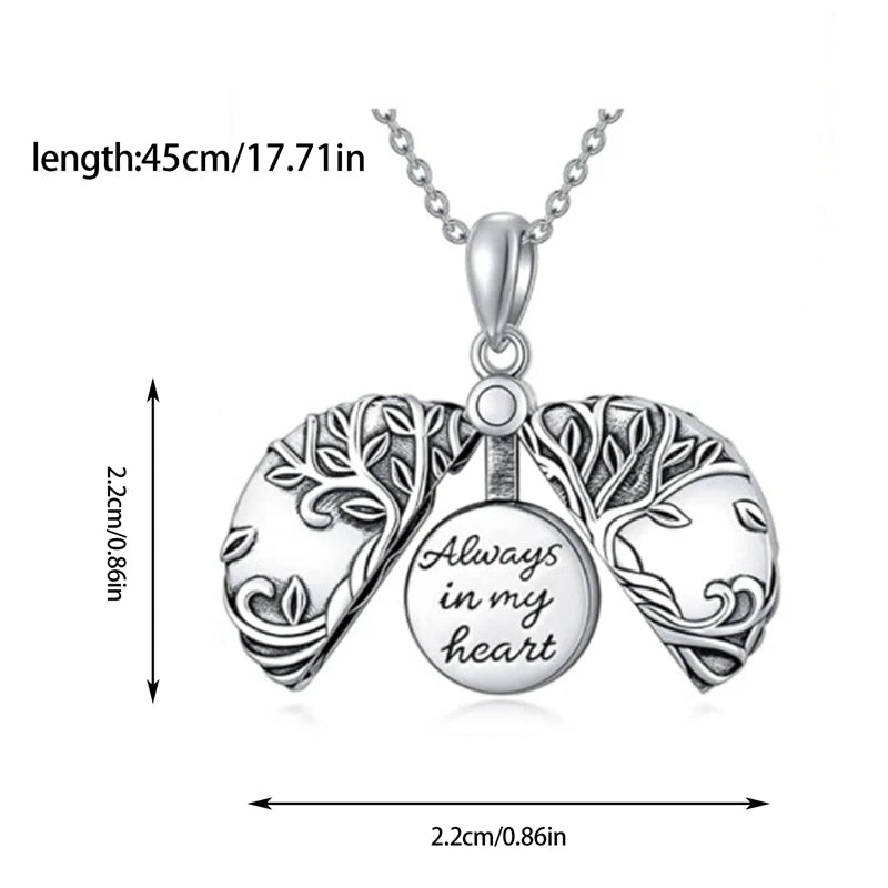 7 Styles Urn Necklaces Abalone Shell Cremation Jewelry For Tree Of Life Cremation Keepsake